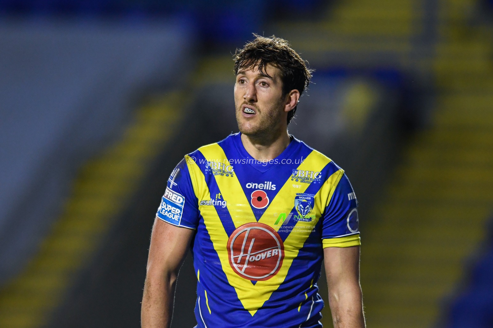 Stefan Ratchford #1 of Warrington Wolves in action during the game