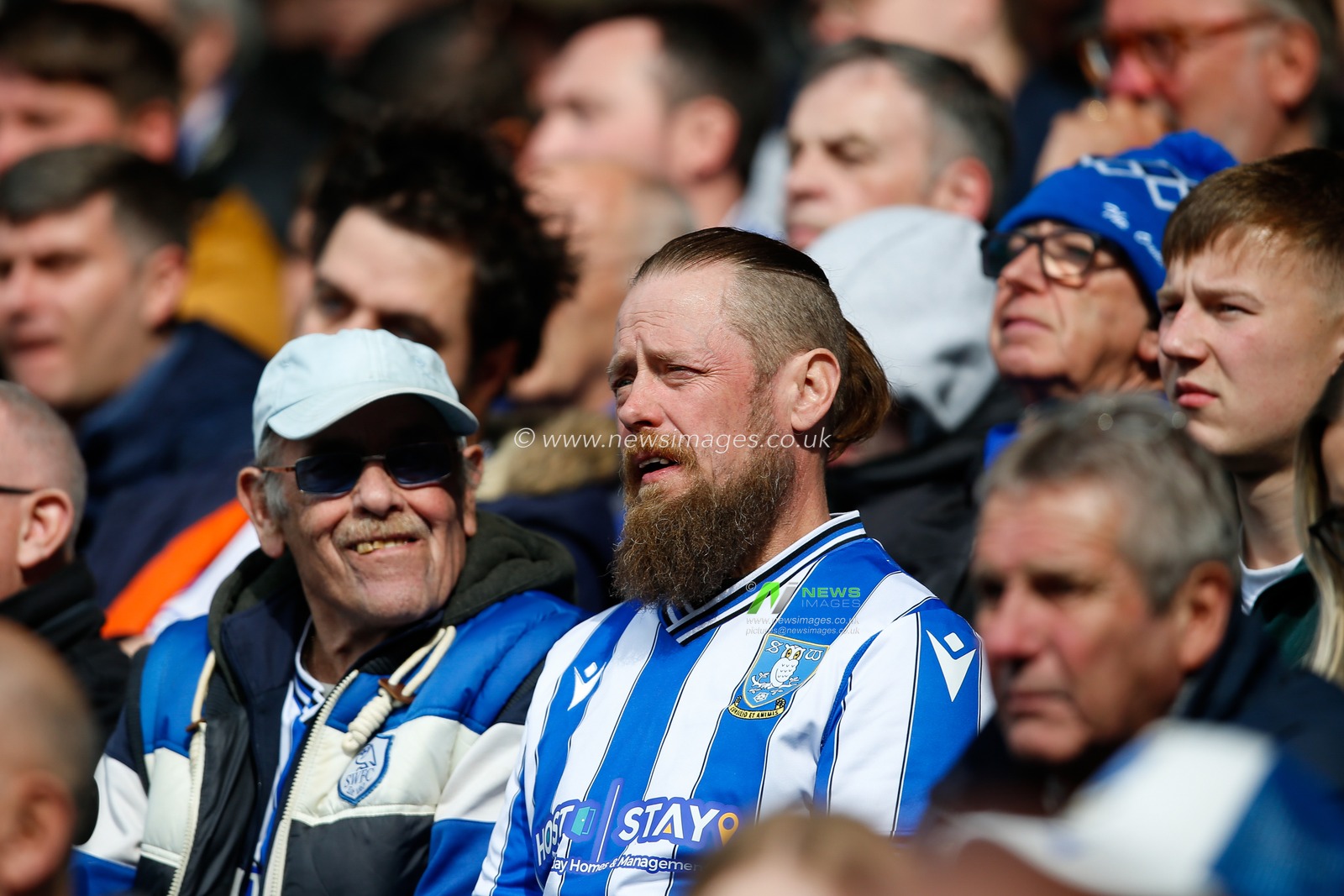 A fan of Sheffield Wednesday during the Sky Bet League 1 match Sheffield Wednesday vs Exeter City at Hillsborough, Sheffield, United Kingdom, 22nd April 2023

(Photo by Ben Early/News Images)