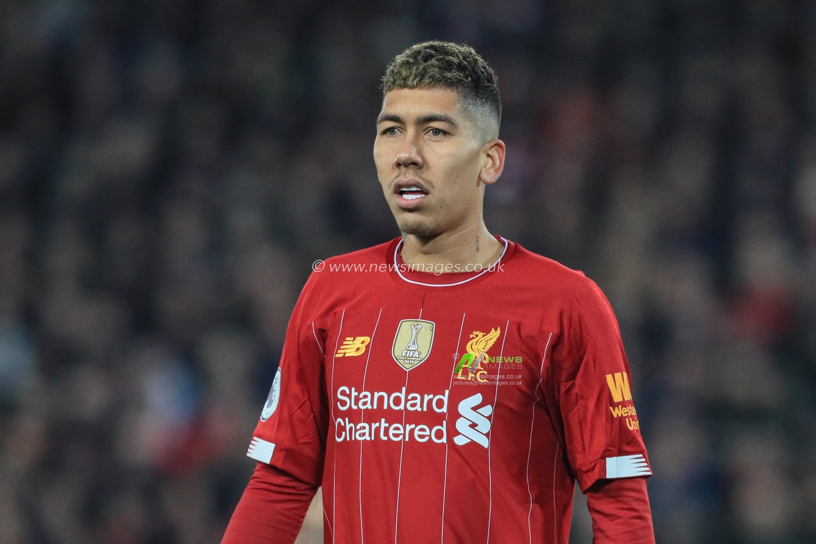 29th December 2019, Anfield, Liverpool, England; Premier League, Liverpool v Wolverhampton Wanderers : Roberto Firmino (9) of Liverpool during the game

Credit: Mark Cosgrove/News Images