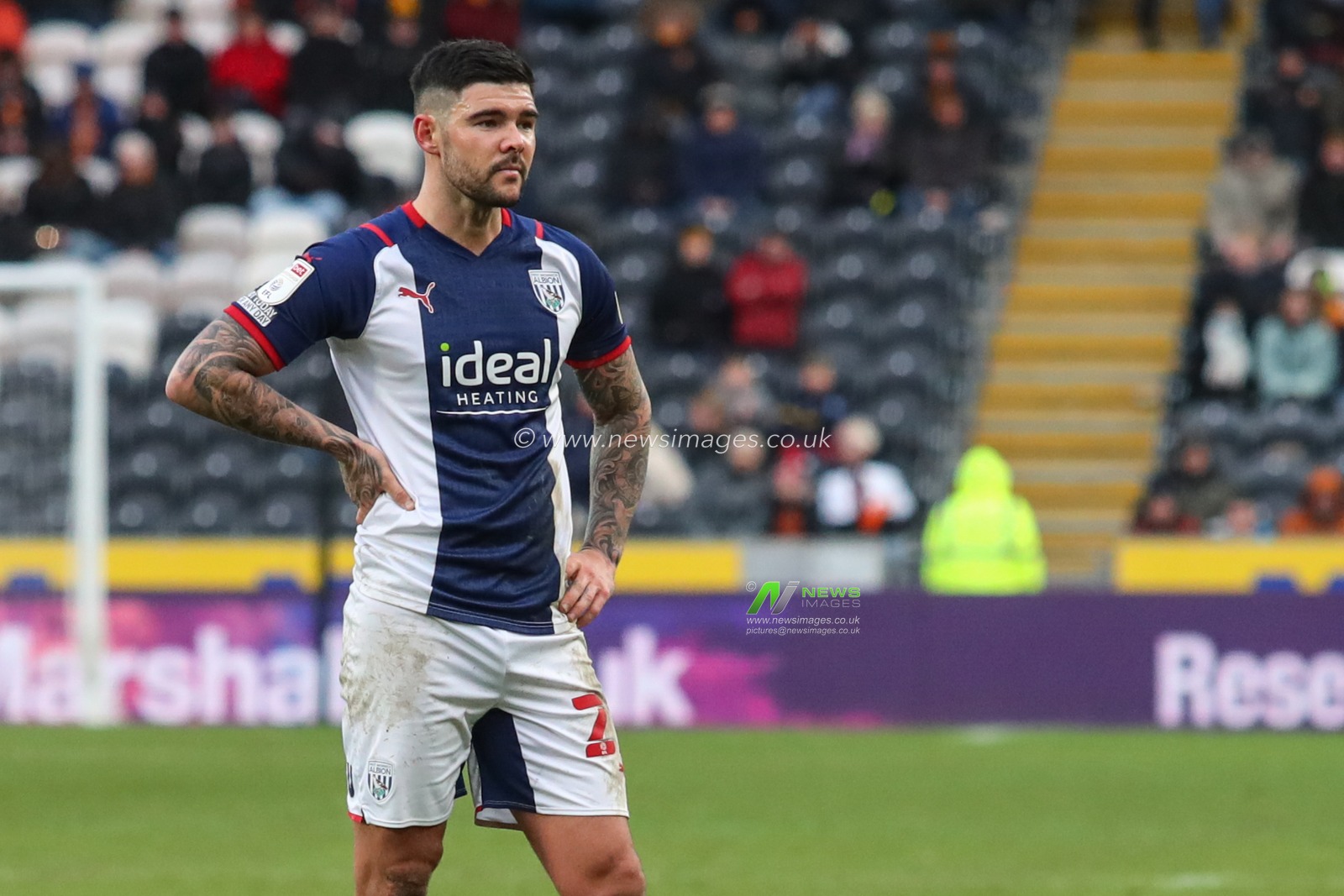 Alex Mowatt #27 of West Bromwich Albion during the game