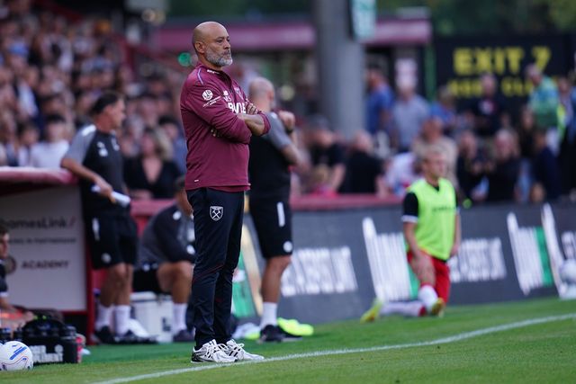 Nuno Espirito Santo manager of West Ham United during the pre-season friendly match Stevenage vs West Ham United at Lamex Stadium, Stevenage, United Kingdom on 22 July 2026

(Photo by Harvey Murphy/News Images)