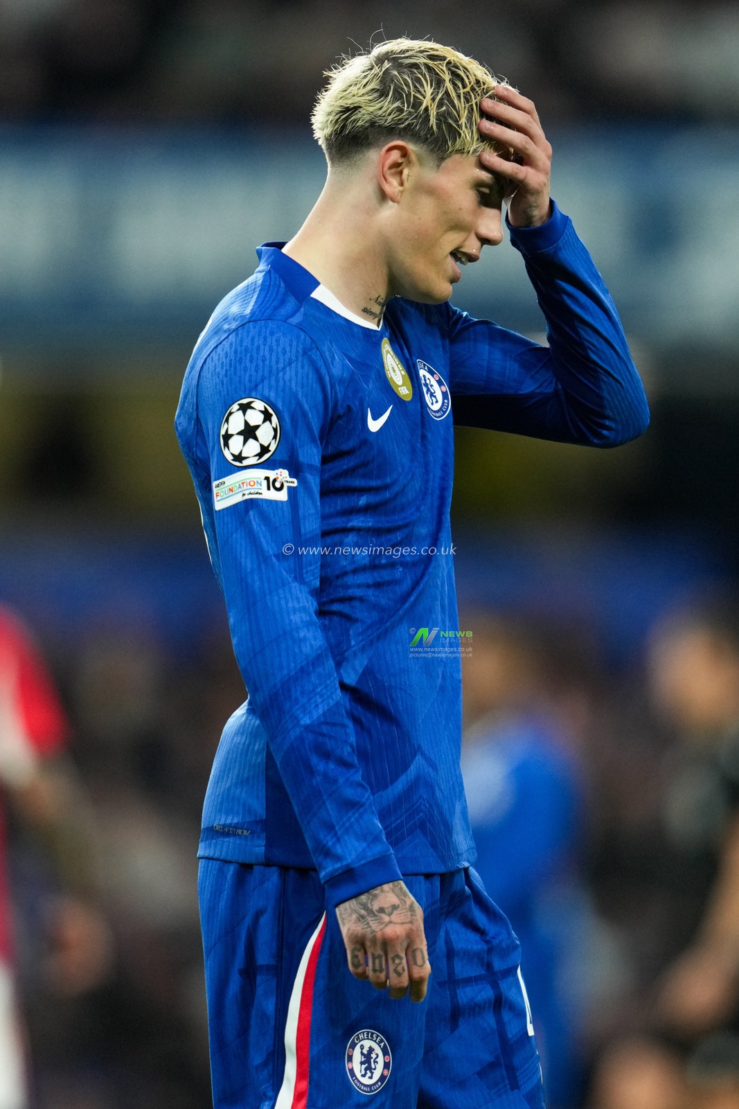 Alejandro Garnacho of Chelsea during the UEFA Champions League match Chelsea vs Benfica at Stamford Bridge, London, United Kingdom, 30th September 2025

(Photo by Harvey Murphy/News Images)