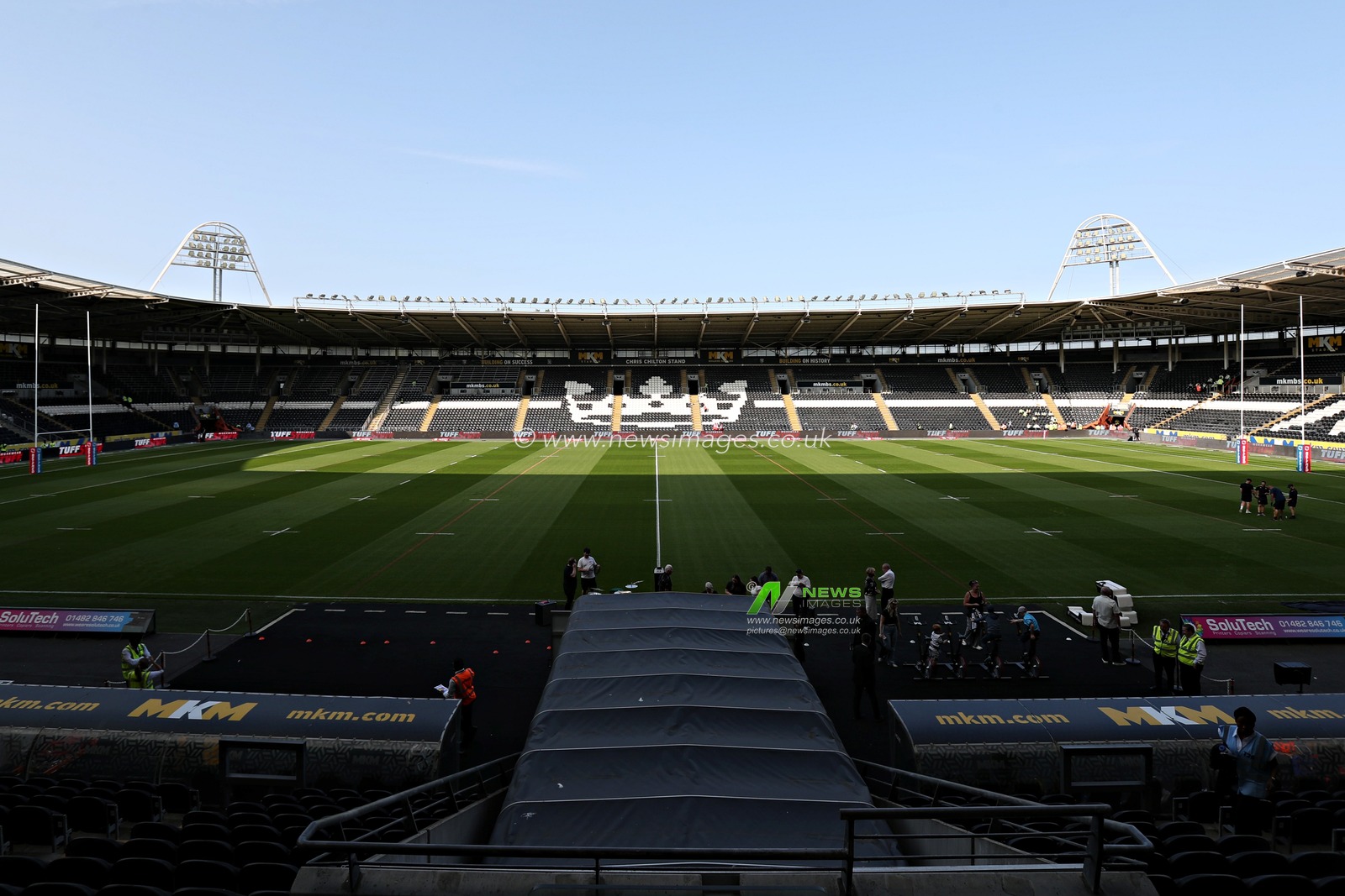 A general view of the MKM Stadium before the Betfred Super League Round 14 Hull FC vs Castleford Tigers at MKM Stadium, Hull, United Kingdom, 13th June 2025

(Photo by Sam Eaden/News Images)