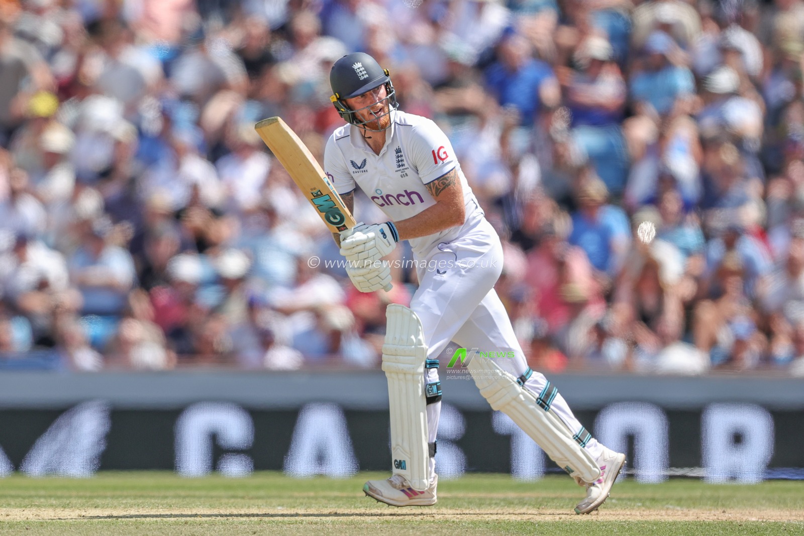Ben Stokes of England in action during the LV= Insurance Ashes Third Test Series Day 2 England v Australia at Headingley Stadium, Leeds, United Kingdom, 7th July 2023

(Photo by Mark Cosgrove/News Images)