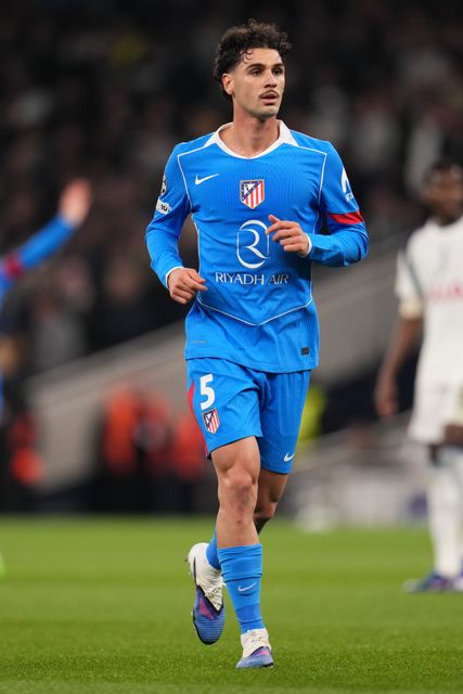 Johnny Cardoso of Atlético Madrid during the UEFA Champions League match Tottenham Hotspur vs Atletico Madrid at Tottenham Hotspur Stadium, London, United Kingdom on 18 March 2026

(Photo by Harvey Murphy/News Images)