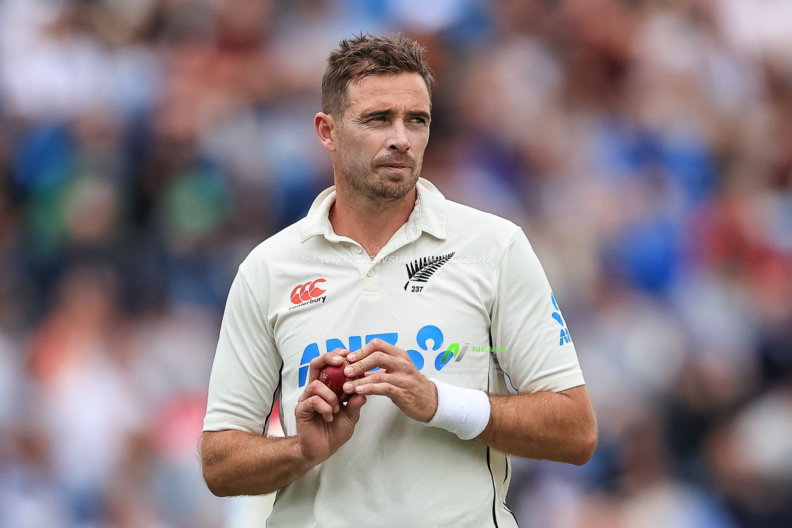 Tim Southee of New Zealand during the game