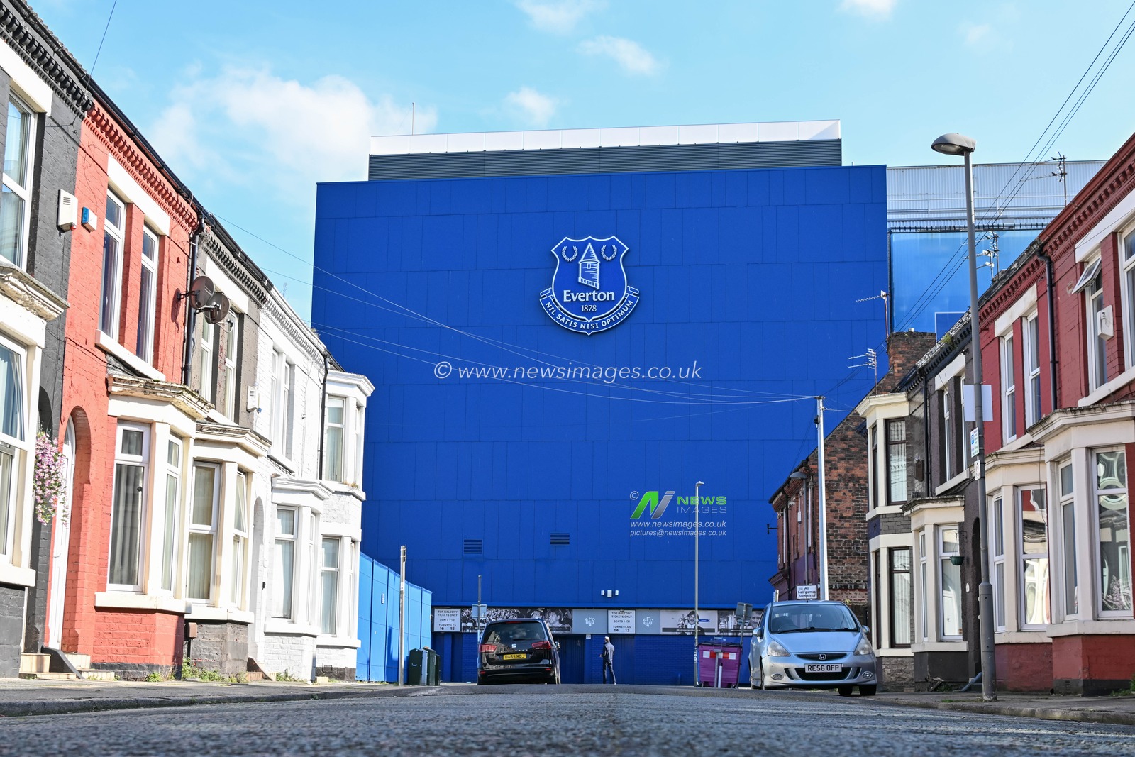 A general external view of Goodison Park as fans arrive  ahead of the Premier League match Everton vs Newcastle United at Goodison Park, Liverpool, United Kingdom, 5th October 2024

(Photo by Cody Froggatt/News Images)