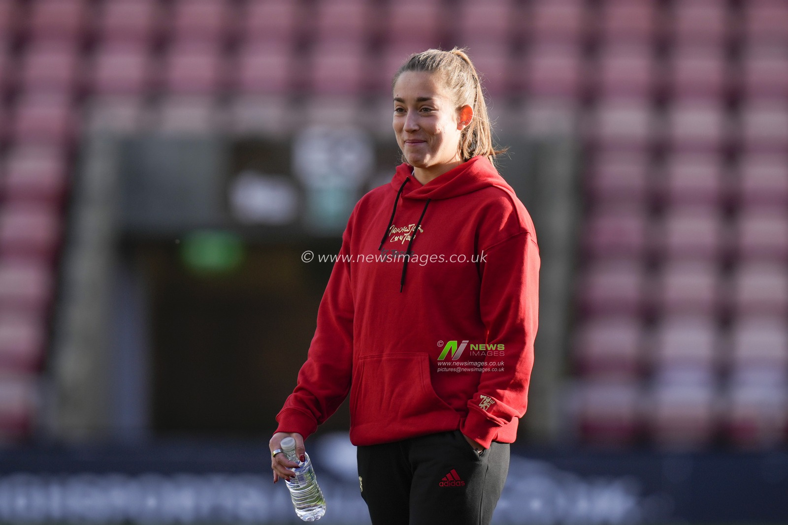 Maya Le Tissier #15 of Manchester United inspects the pitch before the The Fa Women's Super League match Manchester United Women vs Liverpool Women at Leigh Sports Village, Leigh, United Kingdom, 15th January 2023

(Photo by Steve Flynn/News Images)