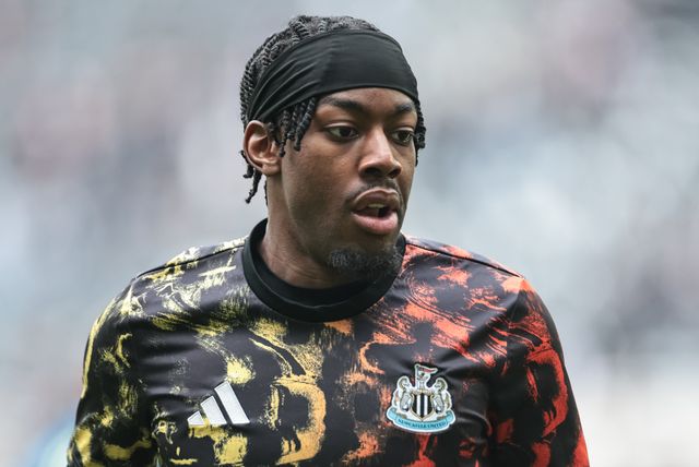 Anthony Elanga of Newcastle United in the pregame warmup session during the Premier League match Newcastle Untied vs Sunderland at St. James's Park, Newcastle, United Kingdom on 22 March 2026

(Photo by Mark Cosgrove/News Images)
