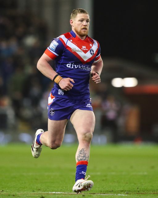 Ky Rodwell of Wakefield Trinity during the Betfred Super League Round 6 match Leigh Leopards vs Wakefield Trinity at Leigh Sports Village, Leigh, United Kingdom, 28th March 2025

(Photo by Gareth Evans/News Images)