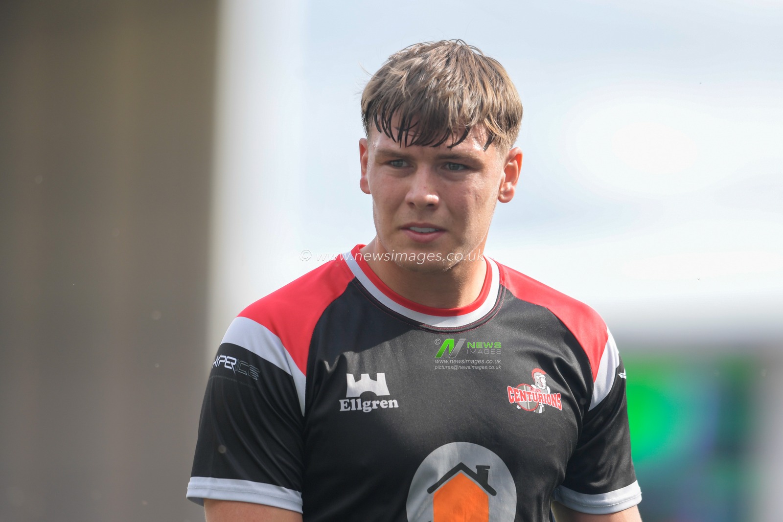 Keanan Brand (24) of Leigh Centurions during the warm up