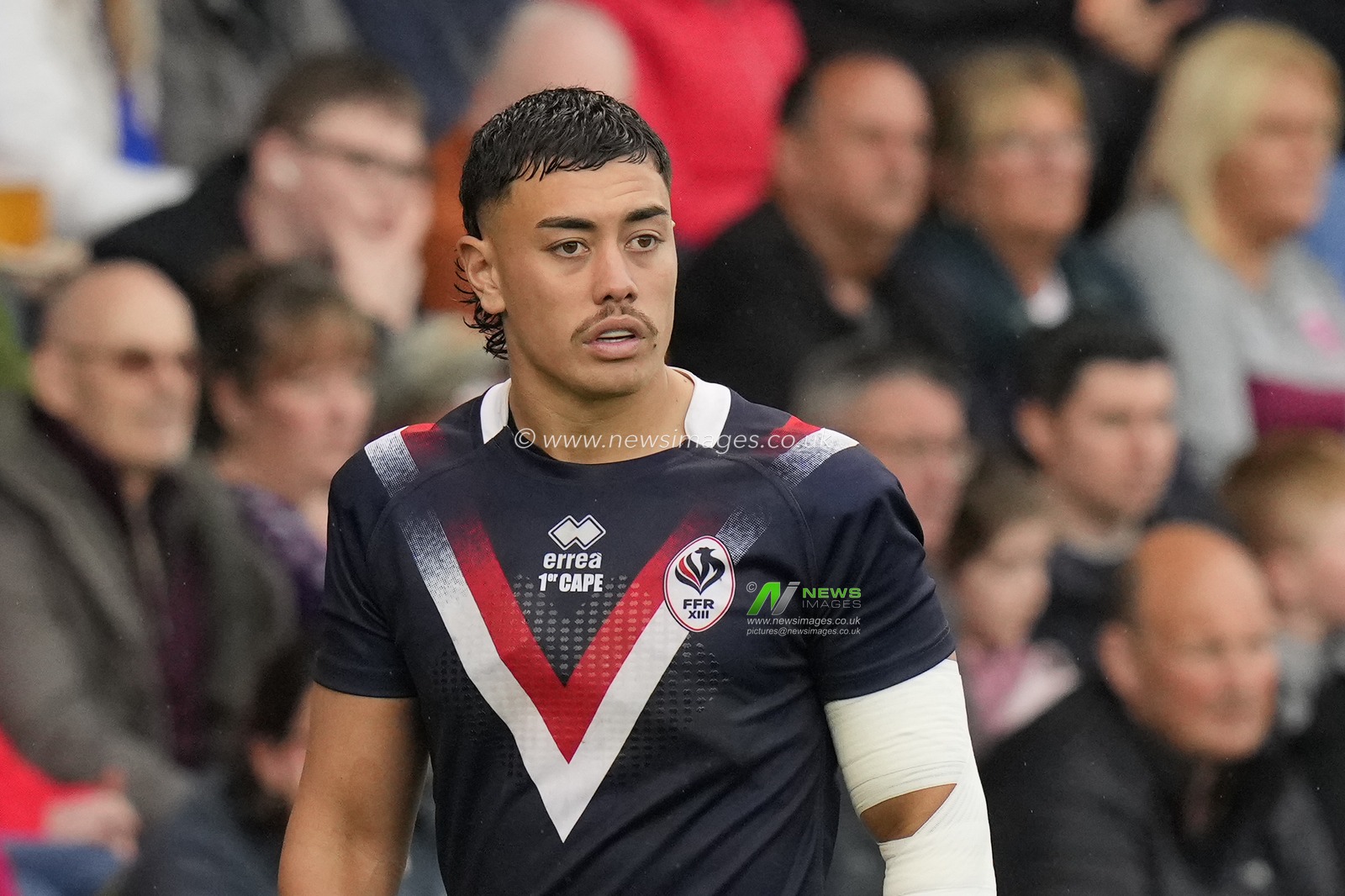 Tiaki Chan #8 of France during the Mid Season International match England vs France at Halliwell Jones Stadium, Warrington, United Kingdom, 29th April 2023

(Photo by Steve Flynn/News Images)