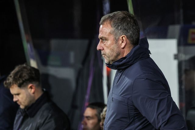 Hansi Flick manager of Barcelona during the UEFA Champions League Last 16 match Newcastle Untied vs Barcelona at St. James's Park, Newcastle, United Kingdom on 10 March 2026

(Photo by Mark Cosgrove/News Images)