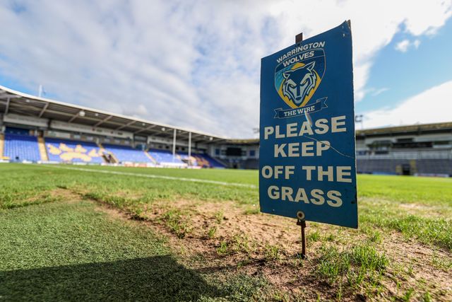 A general view of Halliwell Jones Stadium ahead of the Betfred Super League Round 3 match Warrington Wolves vs Wakefield Trinity at The Halliwell Jones Stadium, Warrington, United Kingdom on 28 February 2026

(Photo by Alfie Cosgrove/News Images)