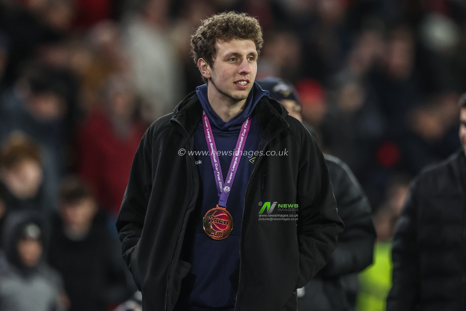 Sheffield Sharks do a lap of the pitch at half time with their trophy during the Sky Bet Championship match Sheffield United vs Bristol City at Bramall Lane, Sheffield, United Kingdom, 11th March 2025

(Photo by Alfie Cosgrove/News Images)