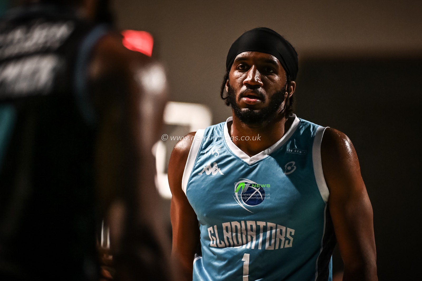 Ian Dubose #1 of Caledonia Gladiators during the British Basketball Championship match Plymouth City Patriots vs Caledonia Gladiators at Plymouth Pavilions, Plymouth, United Kingdom, 3rd November 2023

(Photo by Craig Thomas/News Images)