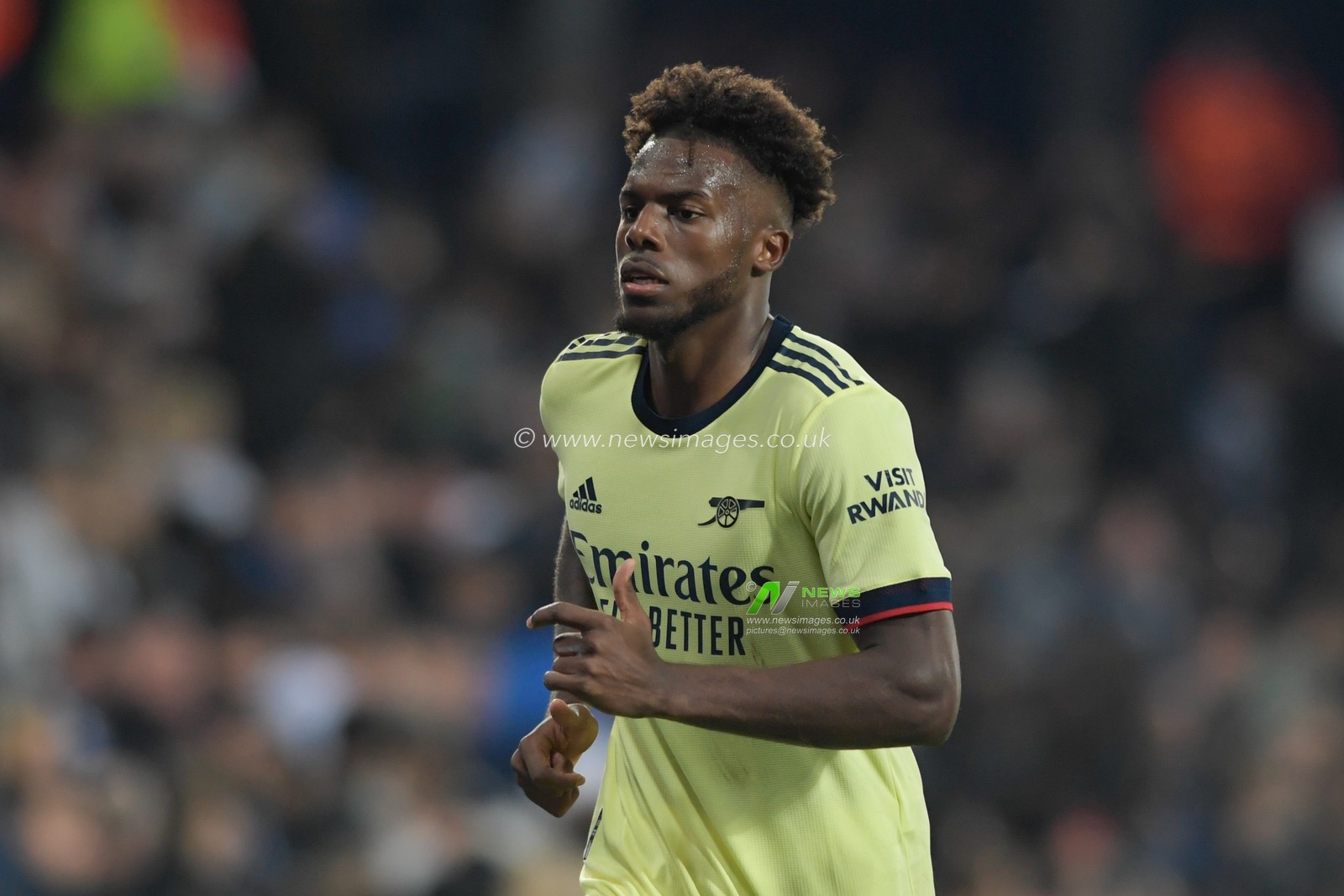 Nuno Tavares #20 of Arsenal in action during the game