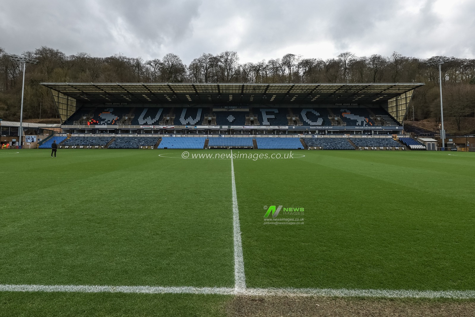 A general view of Adams Park during the Sky Bet League 1 match Wycombe Wanderers vs Barnsley at Adams Park, High Wycombe, United Kingdom, 2nd March 2024

(Photo by Mark Cosgrove/News Images)