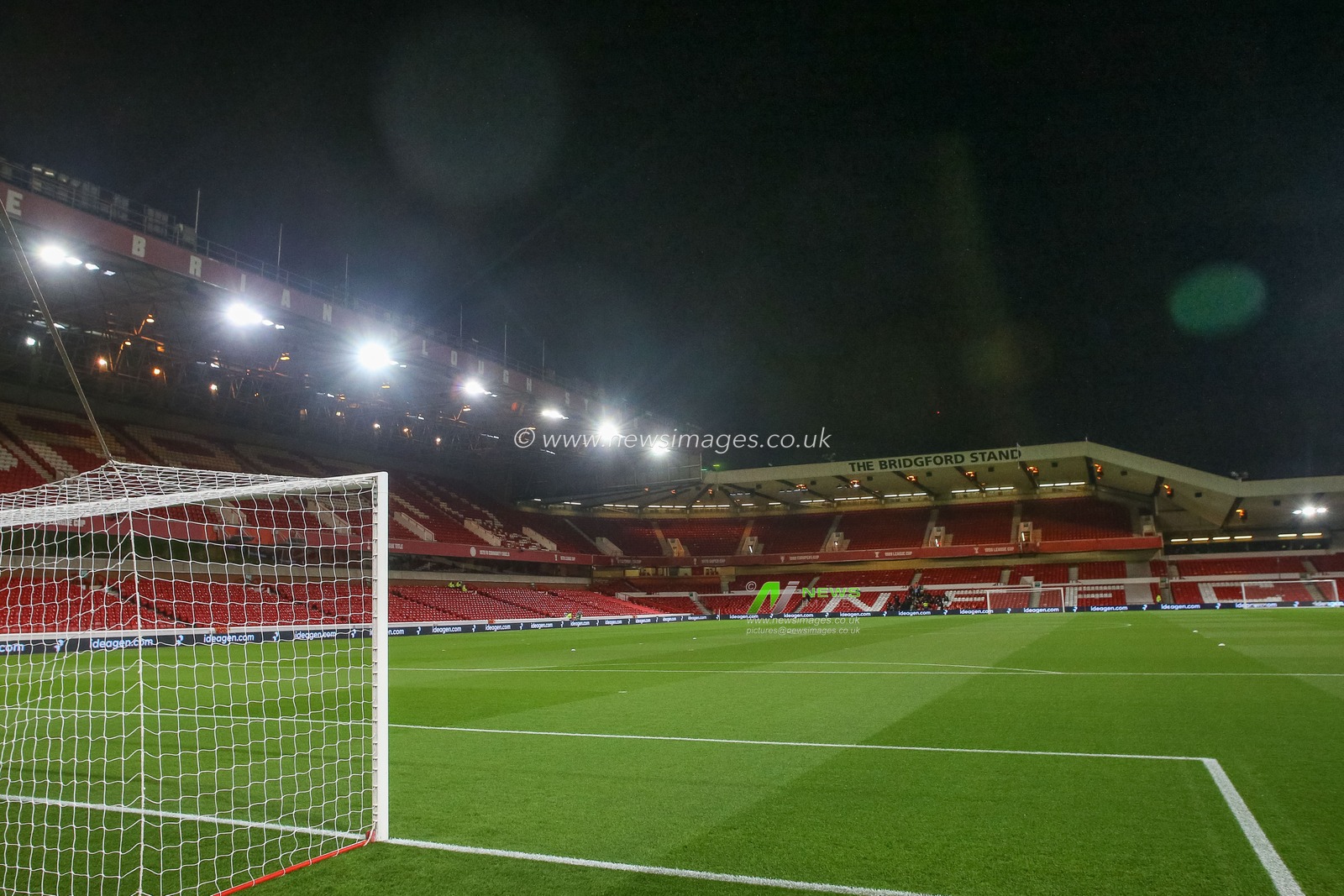 General view inside of the City Ground, home of Nottingham Forest ahead of the Carabao Cup Third Round match Nottingham Forest vs Tottenham Hotspur at City Ground, Nottingham, United Kingdom, 9th November 2022

(Photo by Gareth Evans/News Images)
