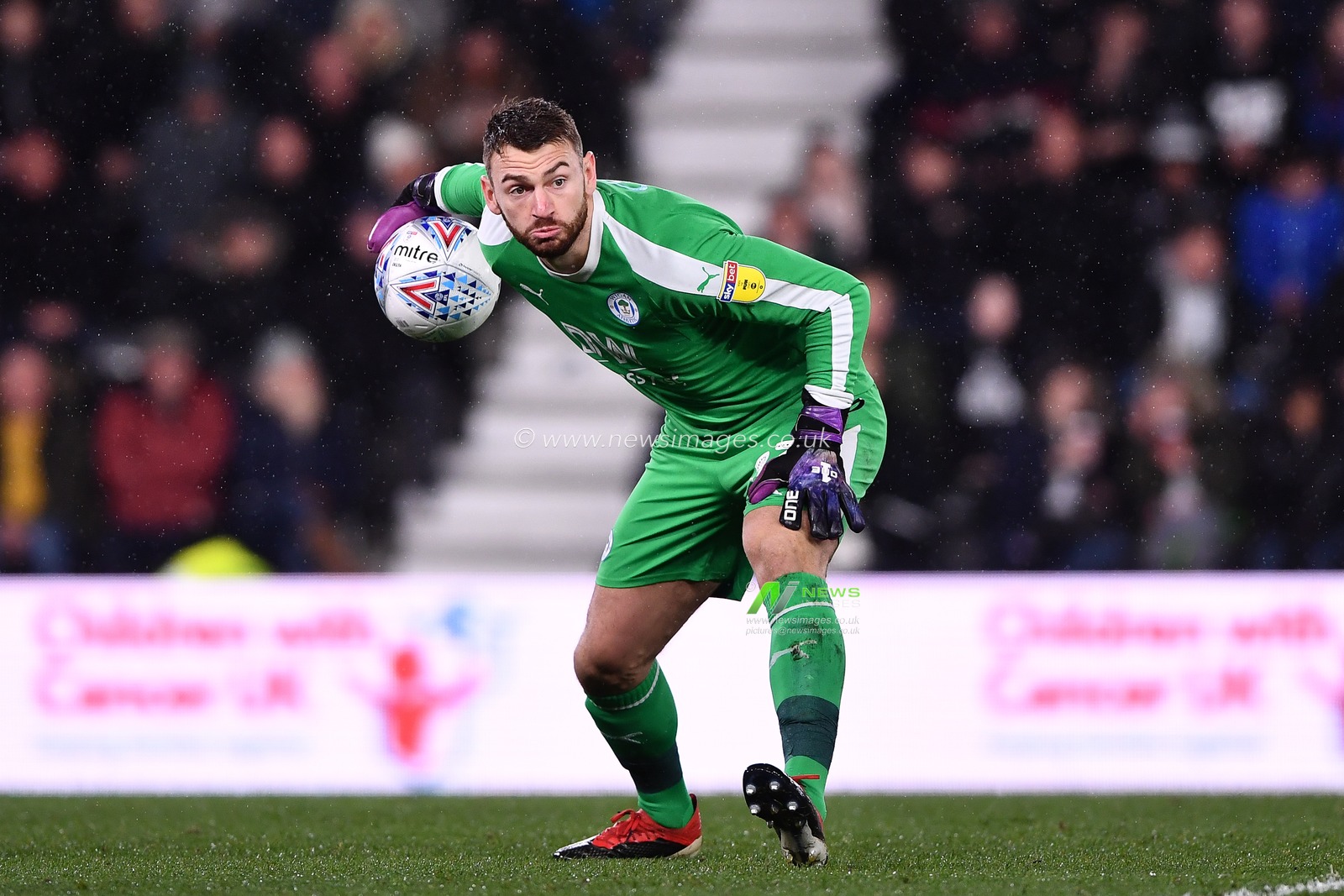 5th March 2019, Pride Park, Derby, England; Sky Bet Championship, Derby County vs Wigan Athletic ; Jamie Jones (23) of Wigan 

Credit: Jon Hobley/News Images 

English Football League images are subject to DataCo Licence