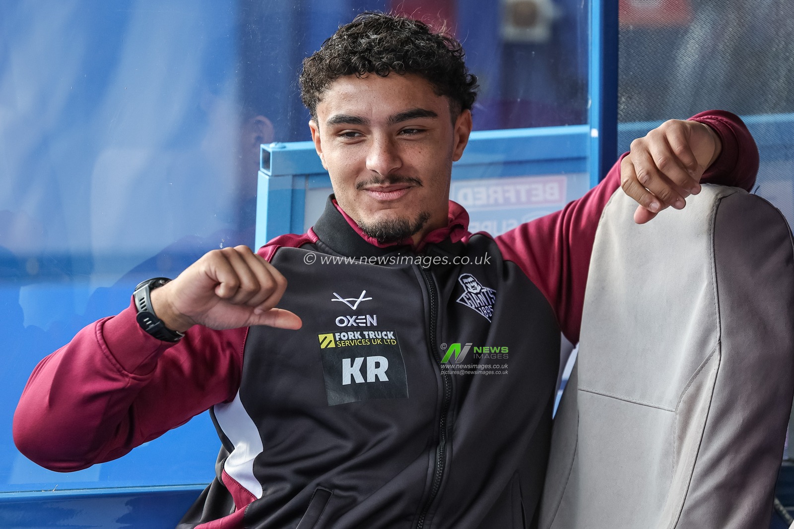 Kieran Rush of Huddersfield Giants arrives during the Betfred Super League Round 2 match Huddersfield Giants vs Wakefield Trinity at Accu Stadium, Huddersfield, United Kingdom on 22 February 2026

(Photo by Mark Cosgrove/News Images)