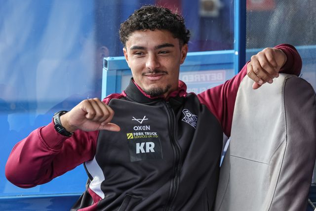 Kieran Rush of Huddersfield Giants arrives during the Betfred Super League Round 2 match Huddersfield Giants vs Wakefield Trinity at Accu Stadium, Huddersfield, United Kingdom on 22 February 2026

(Photo by Mark Cosgrove/News Images)