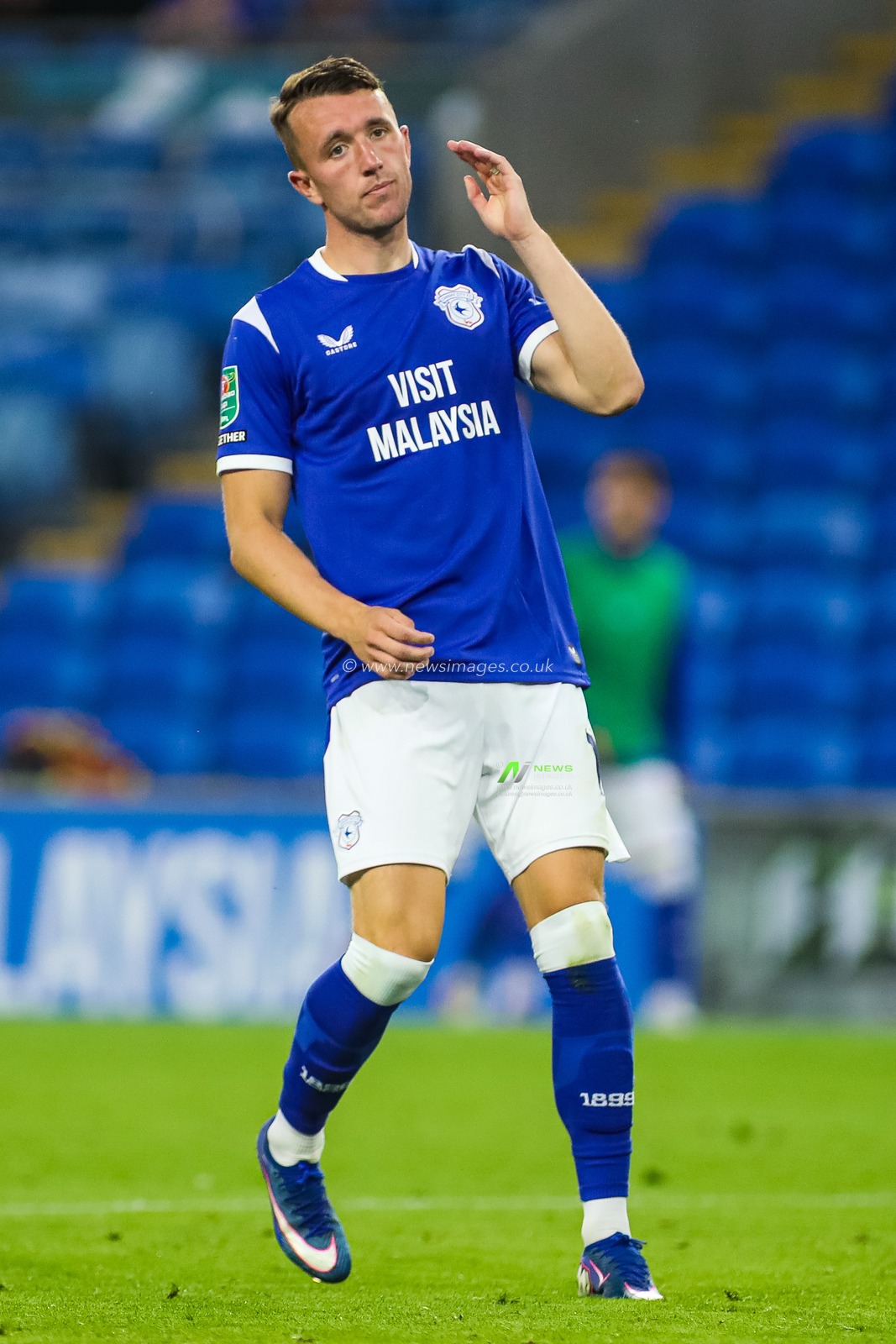 David Turnbull of Cardiff City during the Carabao Cup round 2 match Cardiff City vs Norwich City at Cardiff City Stadium, Cardiff, United Kingdom on 25 August 2026

(Photo by Andrew Lewis/News Images)