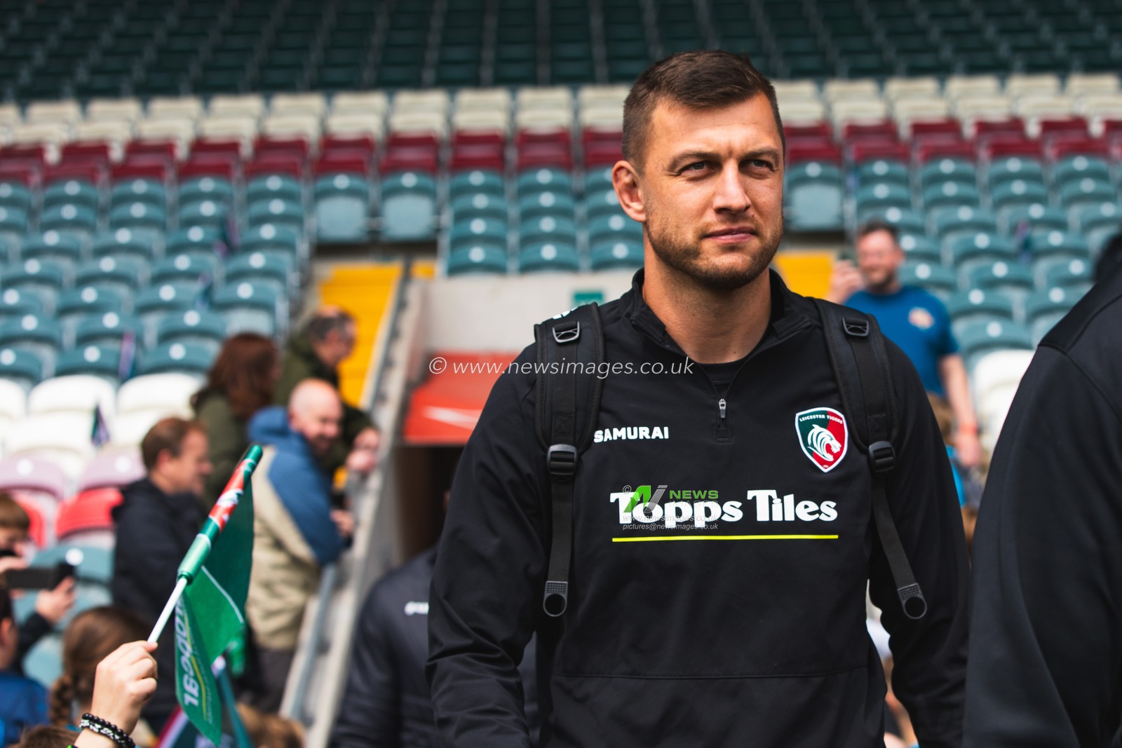 HandrÃ© Pollard of Leicester Tigers before the Gallagher Premiership Play-off Semi-final Leicester Tigers vs Sale Sharks at Mattioli Woods Welford Road Stadium, Leicester, United Kingdom, 7th June 2025

(Photo by Craig Evans/News Images)