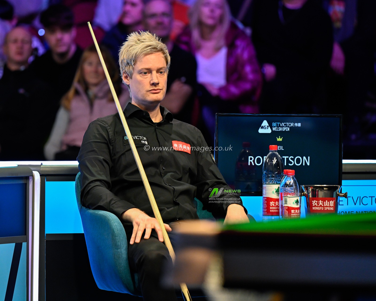 Neil Robertson, during the 2024 BetVictor Welsh Open at Venue Cymru, Llandudno, United Kingdom, 12th February 2024

(Photo by Cody Froggatt/News Images)