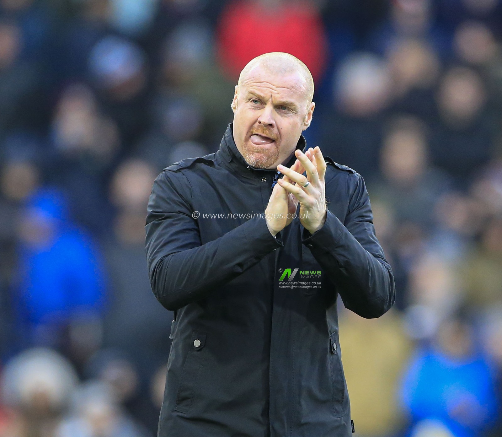 14th December 2019, Turf Moor, Burnley, England; Premier League, Burnley v Newcastle United : Burnley manager Sean Dyche 

Credit: Conor Molloy/News Images