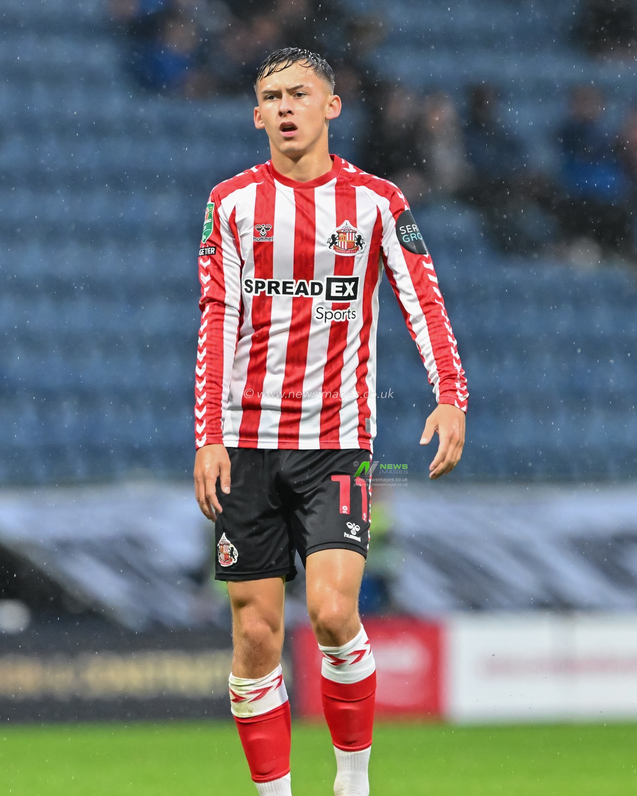 Chris Rigg of Sunderland during the Carabao Cup match Preston North End vs Sunderland at Deepdale, Preston, United Kingdom, 13th August 2024

(Photo by Cody Froggatt/News Images)