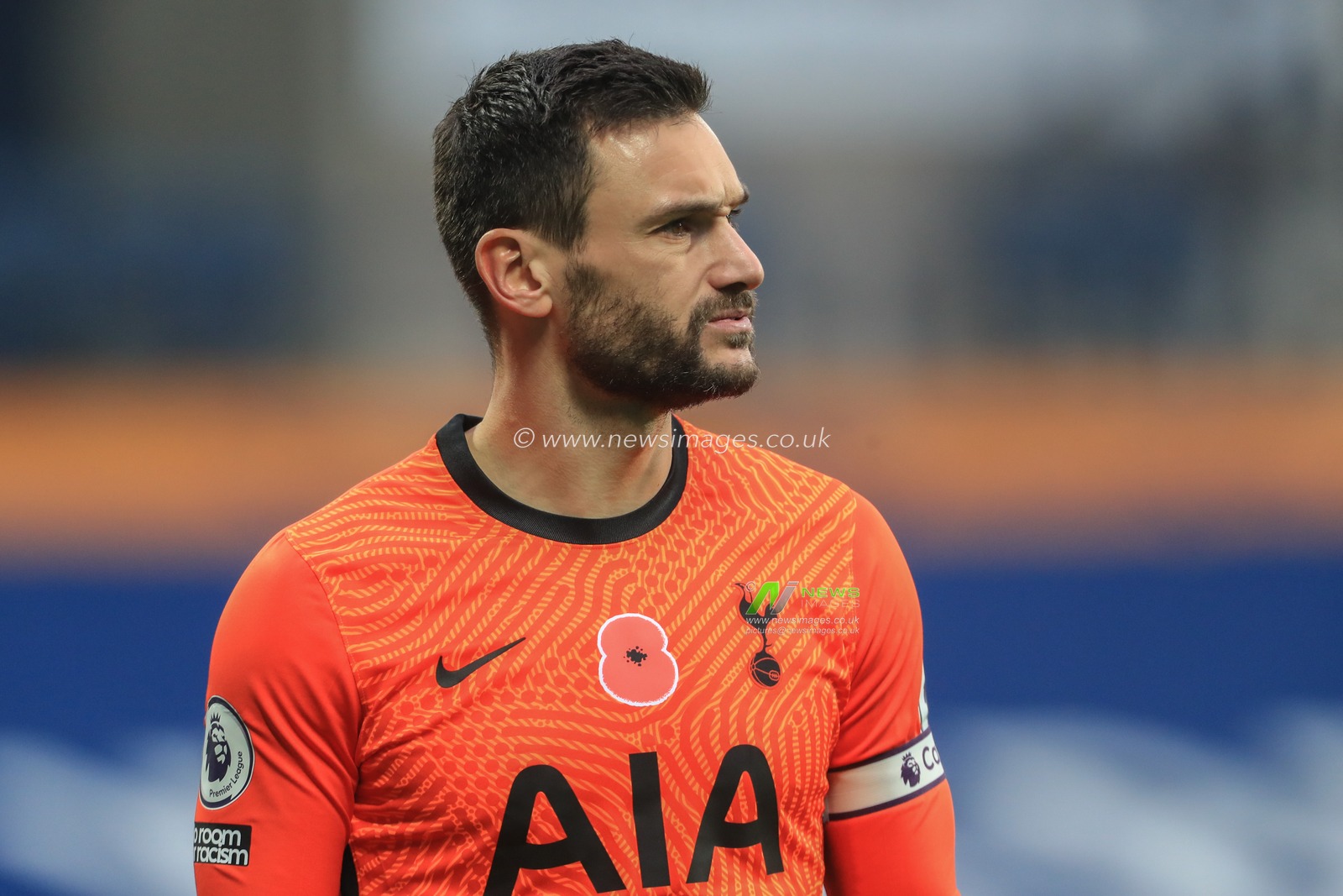 Hugo Lloris #1 of Tottenham Hotspur during the game