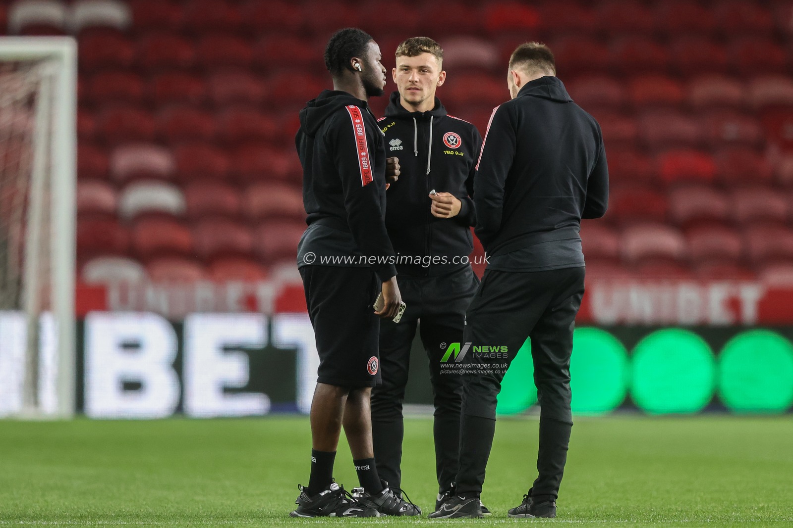 Harrison Burrows of Sheffield United arrives during the Sky Bet Championship match Middlesbrough vs Sheffield United at Riverside Stadium, Middlesbrough, United Kingdom, 23rd October 2024

(Photo by Alfie Cosgrove/News Images)