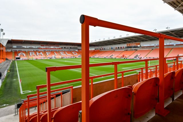General ground views of Bloomfield Road, home ground for Blackpool Football Club, prior to the Sky Bet League 1 match Blackpool vs Luton Town at Bloomfield Road, Blackpool, United Kingdom, 30th September 2025

(Photo by Adam Gee/News Images)