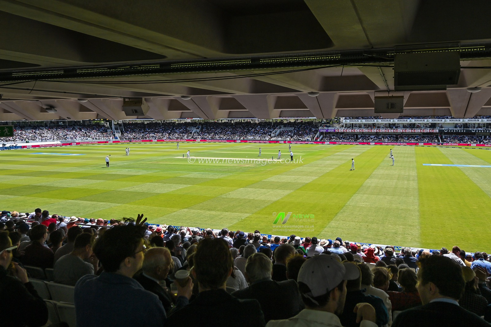 Fans watch the LV= Insurance Test match Day 2 England vs Ireland at Lords, London, United Kingdom, 2nd June 2023

(Photo by Craig Thomas/News Images)