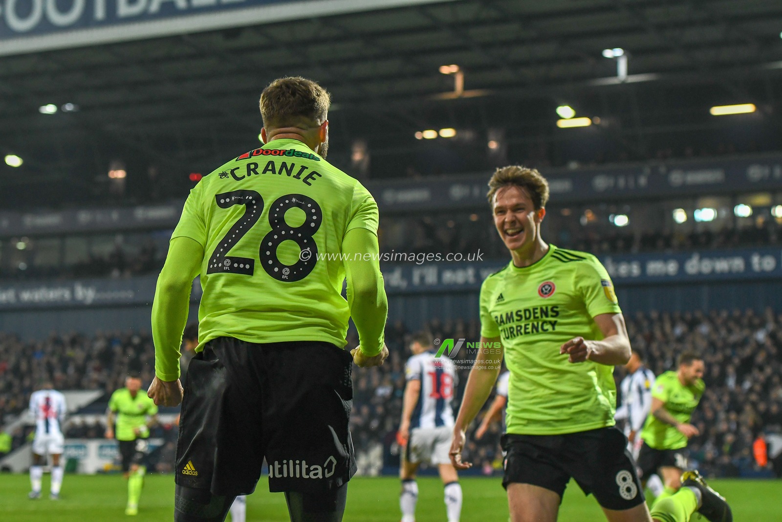 23rd February 2019, The Hawthorns, West Bromwich, England; Sky Bet Championship, West Bromwich Albion vs Sheffield United ; Kieran Dowell (08) of Sheffield United scores to make it 0-1 to Sheffield Utd with a headed finish.


Credit: Gareth Dalley/News Images

English Football League images are subject to DataCo Licence