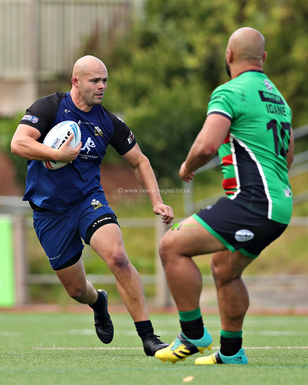 Jack Houghton of North Wales Crusaders during the Betfred League 1 match North Wales Crusaders vs Keighley Cougars at Stadiwm CSM, Colwyn Bay, United Kingdom, 31st August 2025(Photo by Sam Eaden/News Images)