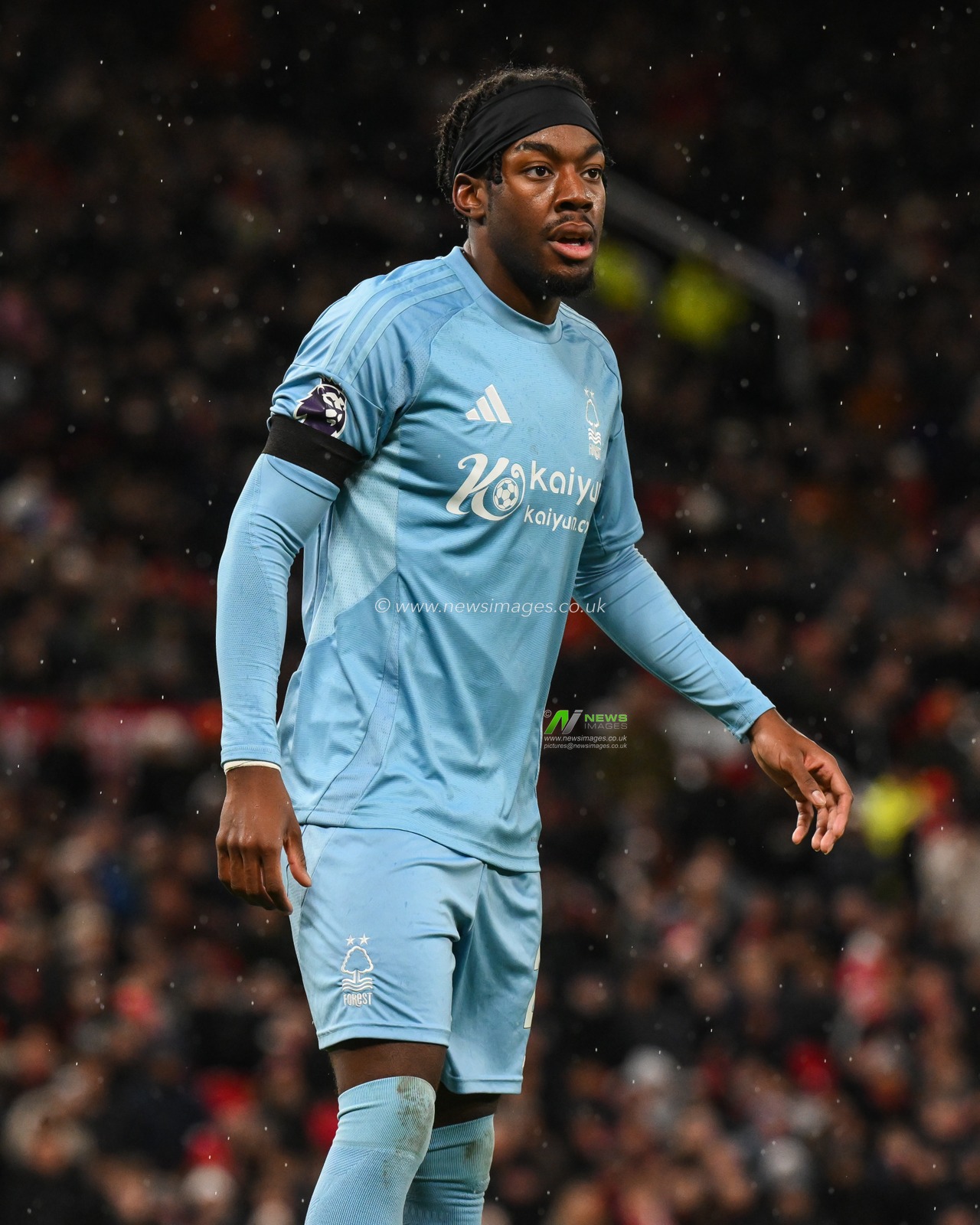 Anthony Elanga of Nottingham Forest during the Premier League match Manchester United vs Nottingham Forest at Old Trafford, Manchester, United Kingdom, 7th December 2024

(Photo by Craig Thomas/News Images)