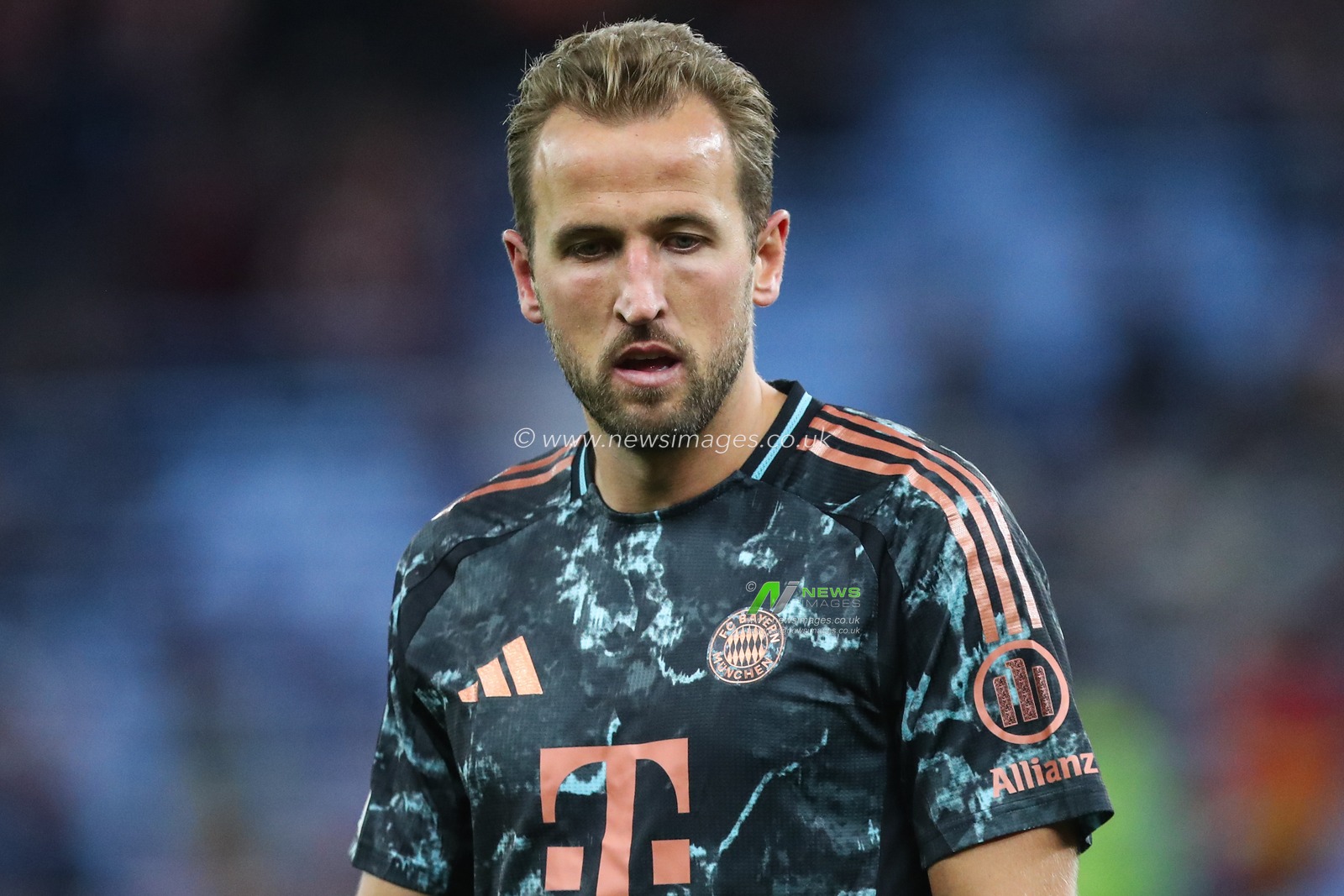 Harry Kane of Bayern Munich during the UEFA Champions League League Stage match Aston Villa vs Bayern Munich at Villa Park, Birmingham, United Kingdom, 2nd October 2024

(Photo by Gareth Evans/News Images)