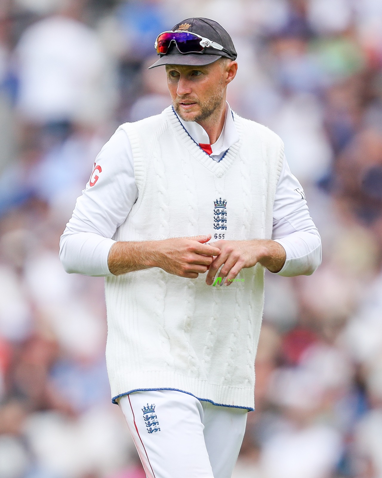 Joe Root of England looks on during the 5th Rothesay Test Match Day 3 England vs India at The Kia Oval, London, United Kingdom, 2nd August 2025

(Photo by Izzy Poles/News Images)