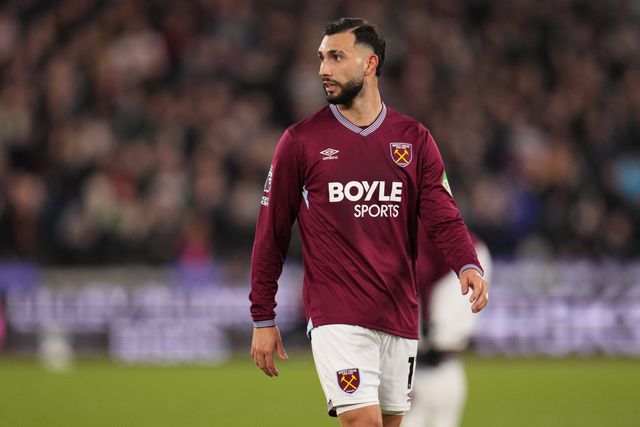 Valentin Castellanos of West Ham United during the Premier League match West Ham United vs Manchester City at London Stadium, London, United Kingdom on 14 March 2026

(Photo by Harvey Murphy/News Images)