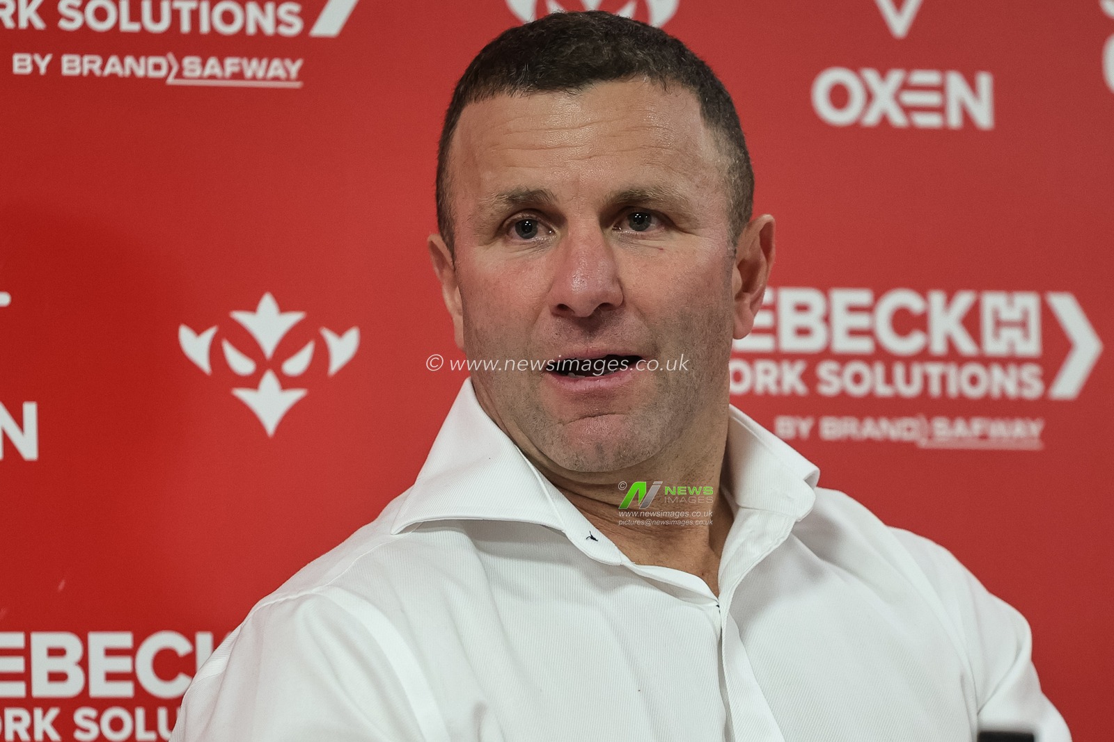 Willie Peters head coach of Hull KR speaks in the post match press conference during the Betfred Super League round 7 match Hull KR vs Hull FC at Sewell Group Craven Park, Hull, United Kingdom on 03 April 2026

(Photo by Mark Cosgrove/News Images)