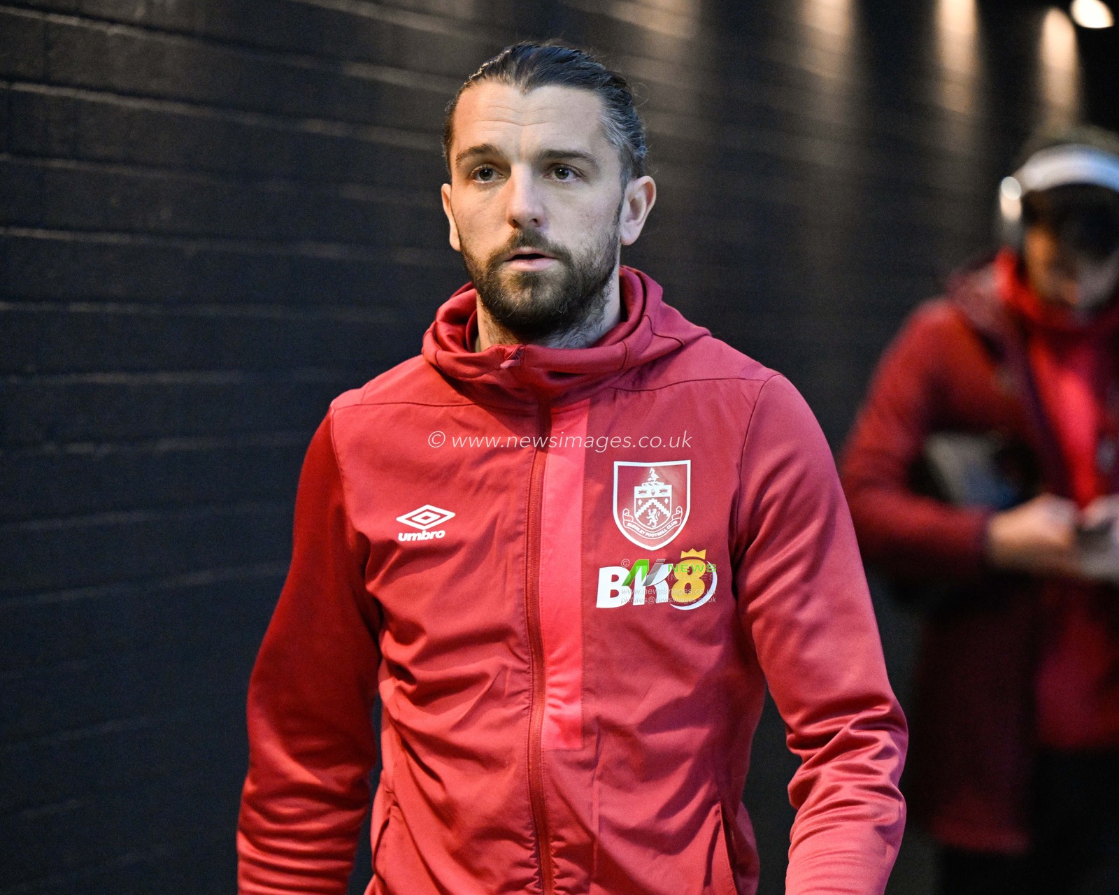 Jay Rodriguez 9# of Burnley Football Club arrives ahead of the match, during the Premier League match Burnley vs Liverpool at Turf Moor, Burnley, United Kingdom, 26th December 2023

(Photo by Cody Froggatt/News Images)