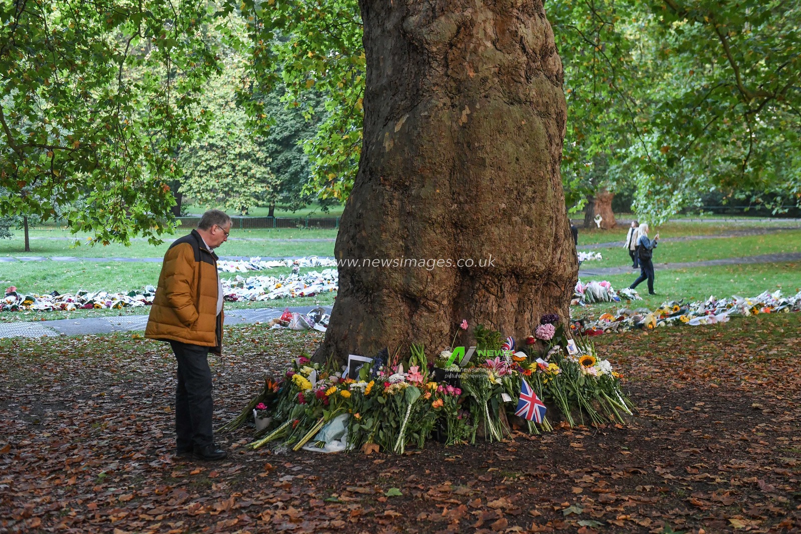A Mourner pays his respect in The Green Park
Day 2 Queens death at Buckingham Palace, London, United Kingdom, 10th September 2022

(Photo by Mike Jones/News Images)