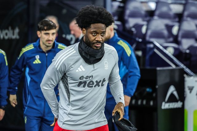 Ola Aina of Nottingham Forest in the pregame warmup session during the Premier League match Manchester City vs Nottingham Forest at Etihad Stadium, Manchester, United Kingdom on 04 March 2026

(Photo by Mark Cosgrove/News Images)