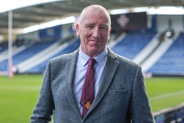 Ralph Rimmer OBE and Huddersfield Giants Director For Change during the Betfred Super League round 8 match Huddersfield Giants vs Leeds Rhinos at Accu Stadium, Huddersfield, United Kingdom on 17 April 2026

(Photo by Mark Cosgrove/News Images)