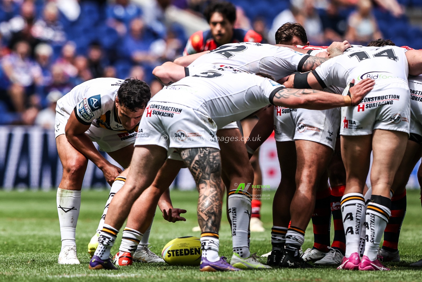 Daejarn Asi of Castleford Tigers in action during the Betfred Super League Magic Weekend match Wakefield Trinity vs Castleford Tigers at Hill Dickinson Stadium, Liverpool, United Kingdom on 05 July 2026

(Photo by Alfie Cosgrove/News Images)