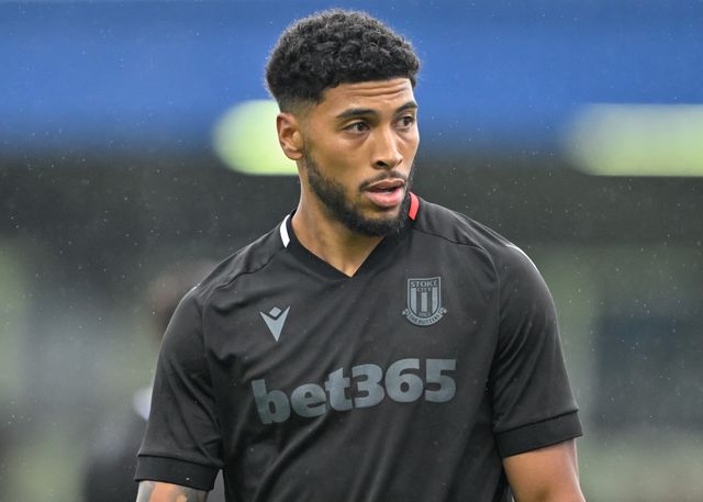 Josh Laurent of Stoke City during the Pre-season friendly match Chester vs Stoke City at Deva Stadium, Chester, United Kingdom, 11th July 2024

(Photo by Cody Froggatt/News Images)