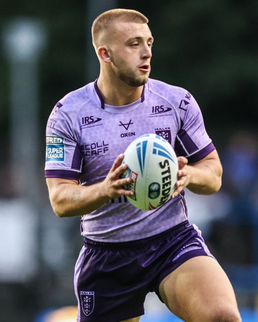 Mikey Lewis of Hull KR during the Betfred Super League round 23 match Leeds Rhinos vs Hull KR at Headingley Stadium, Leeds, United Kingdom, 21st August 2025

(Photo by Alfie Cosgrove/News Images)