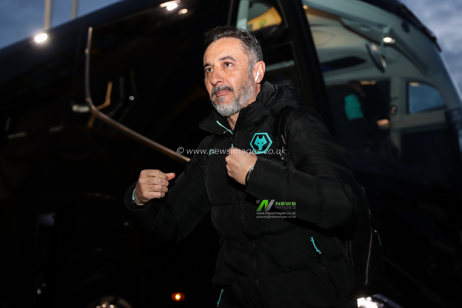 Vitor Pereira head coach of Wolverhampton Wanderers arrives ahead of the Premier League match Wolverhampton Wanderers vs Everton at Molineux, Wolverhampton, United Kingdom, 8th March 2025

(Photo by Gareth Evans/News Images)